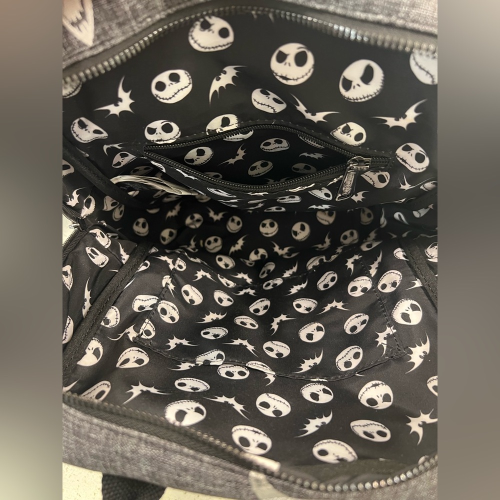Disney Parks Loungefly Nightmare Before Christmas NBC Heads Embroidered Backpack - Picture 4 of 4